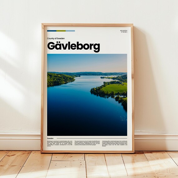 Gavleborg Poster Print Photo Travel Sweden Gift