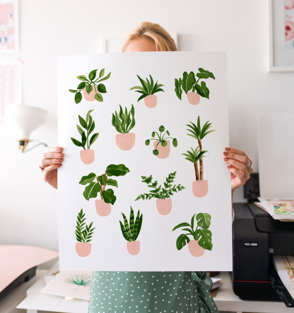 House Plants Botanical Wall Art, Sabina Fenn Art Print - Image 3