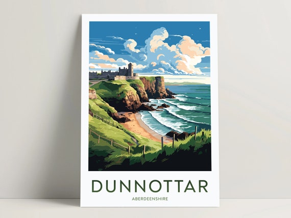 Dunnottar Castle Poster Dunnottar Castle Print Downloa Dunnottar Castle Gifts Ideas Aberdeenshire Wall Art Decor 099