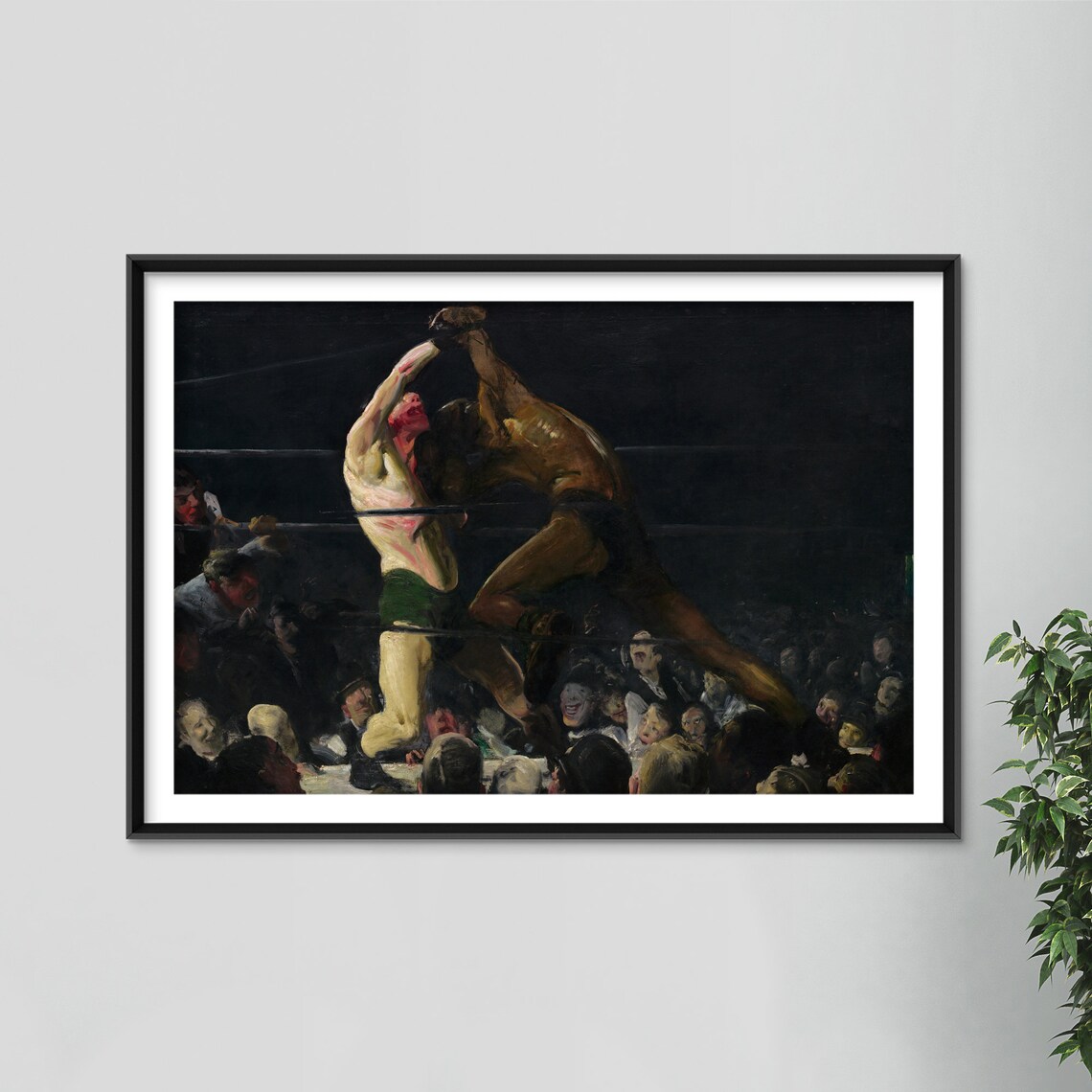 George Bellows Both Members of This Club Art Print - Image 2