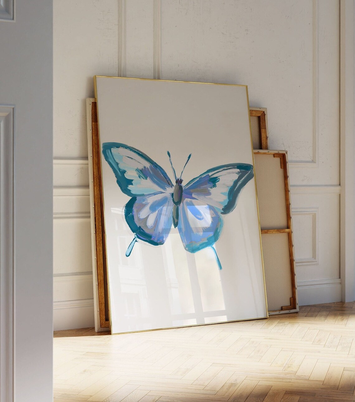 Butterfly Print, Coquette Aesthetic Nursery Wall Art