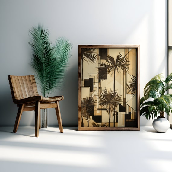 Palms Minimalist Palms Minimalist Tree Wall Art Decor Palms Print Palms Wall Artwork Room Art