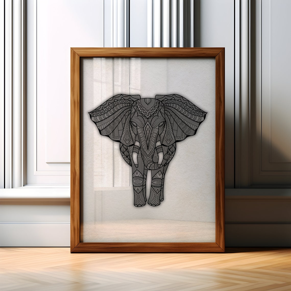 Elephant Minimalist Wall Art Print Elephant Poster Print Elephant Wall Art Decor Minimalist Elephant Print Boho Art
