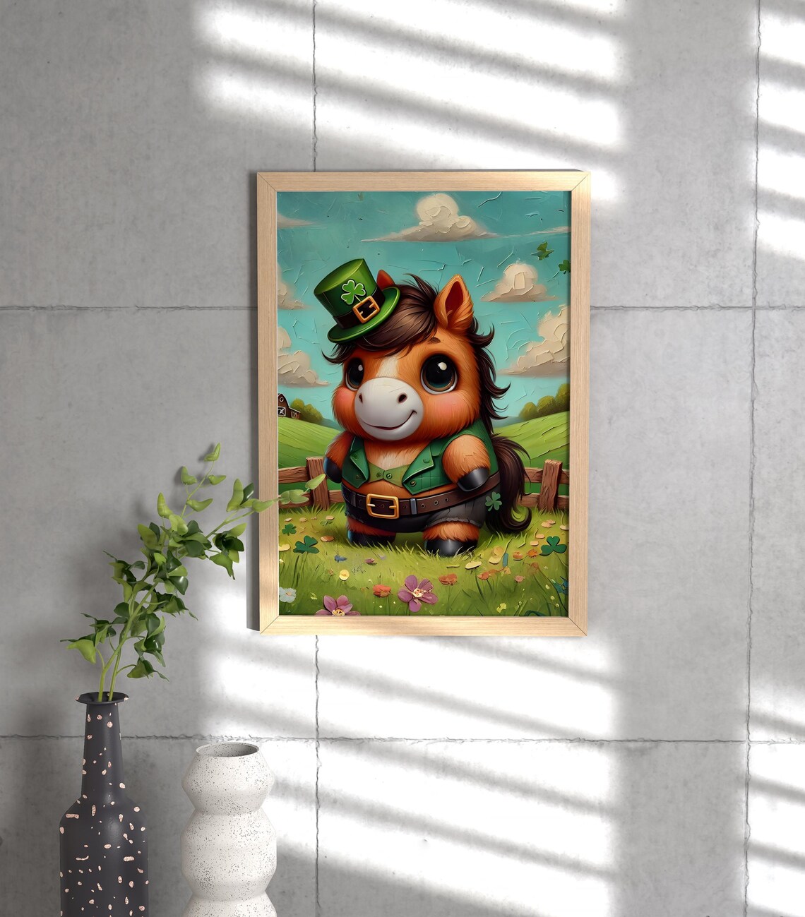Horse Patrick Day Poster Print, Animal Life - Image 3