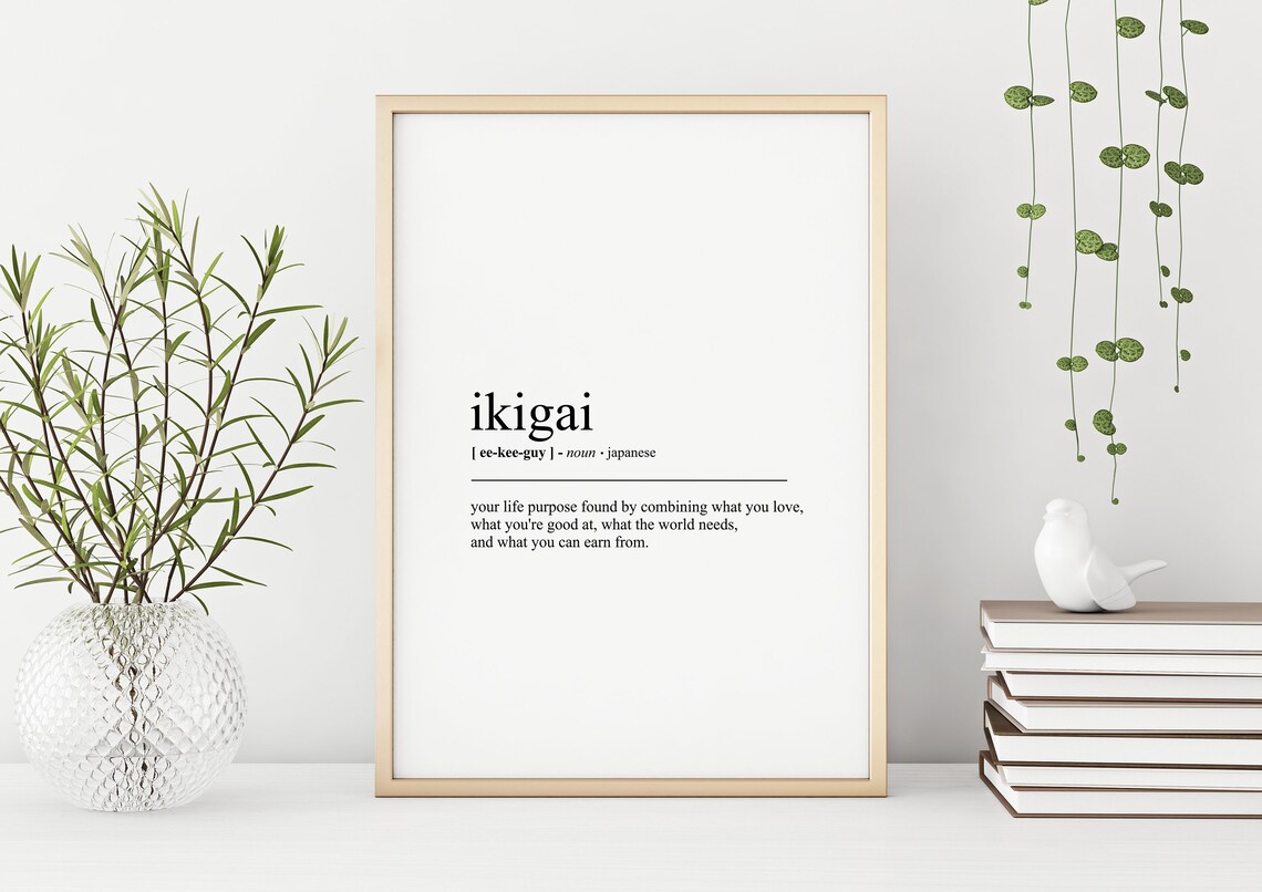 Ikigai Definition, Motivational Gift for Friend - Image 3