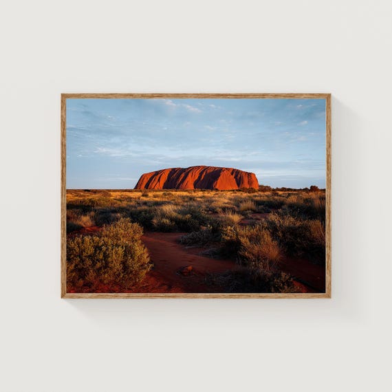 Uluru Sunrise Print Australian Outback Fine Art