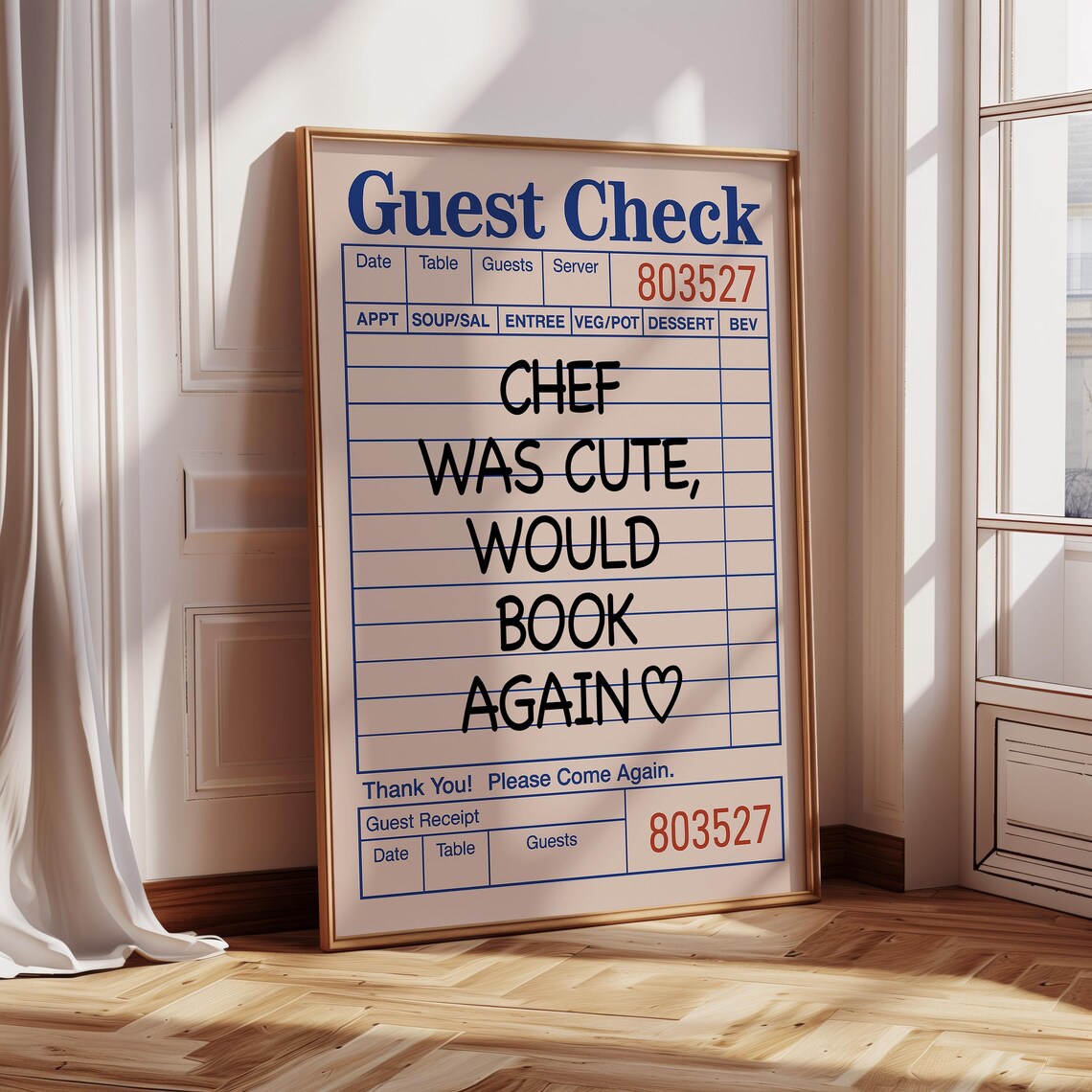 Funny Guest Check, Restaurant Humor Decor - Image 4