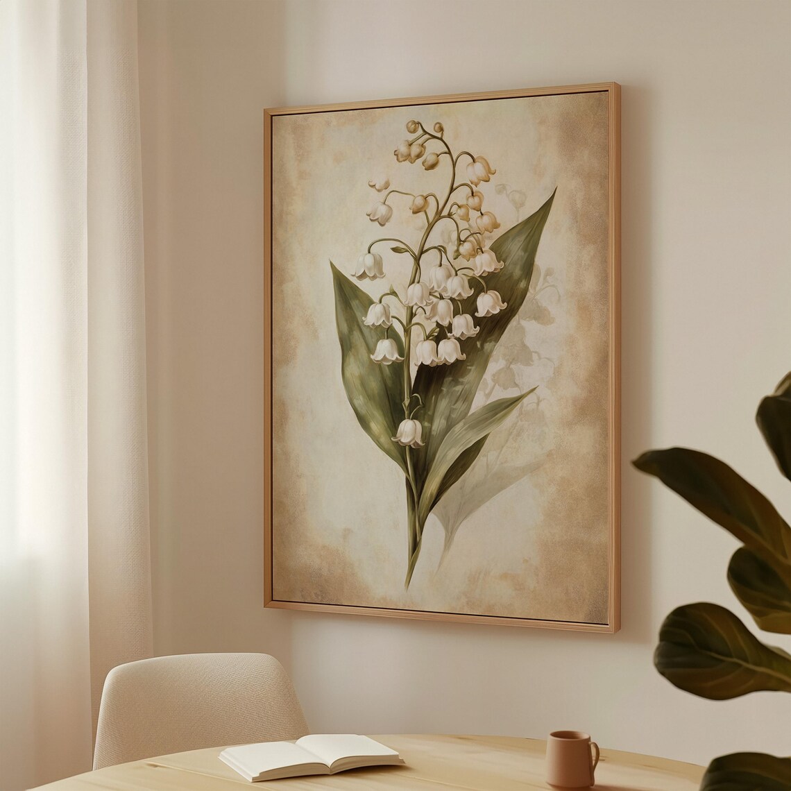 Lily Of The Valley Vintage Botanical Print