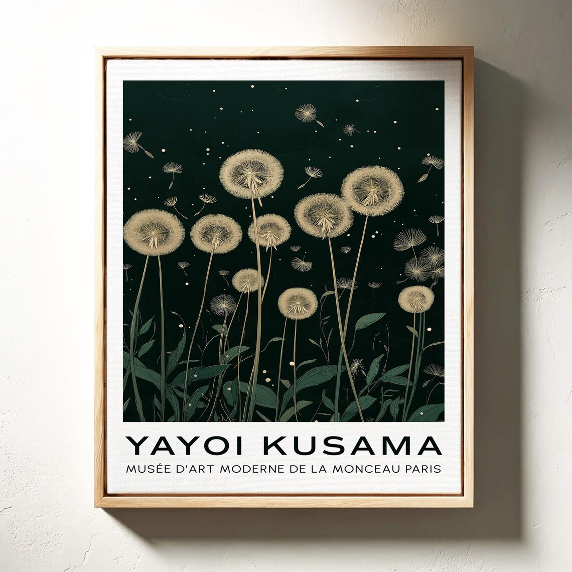 Yayoi Kusama Inspired Dandelion, Botanical Art Print - Image 4