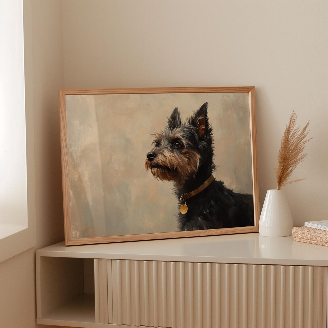 Yorkshire Terrier Dog Portrait, Realistic Pet Painting - Image 3