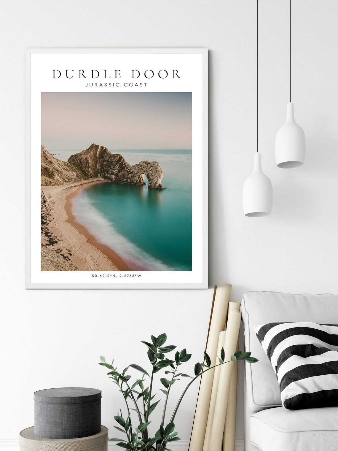 Durdle Door Jurassic Coast Arch Rock Beach Travel Photography Poster - Image 4