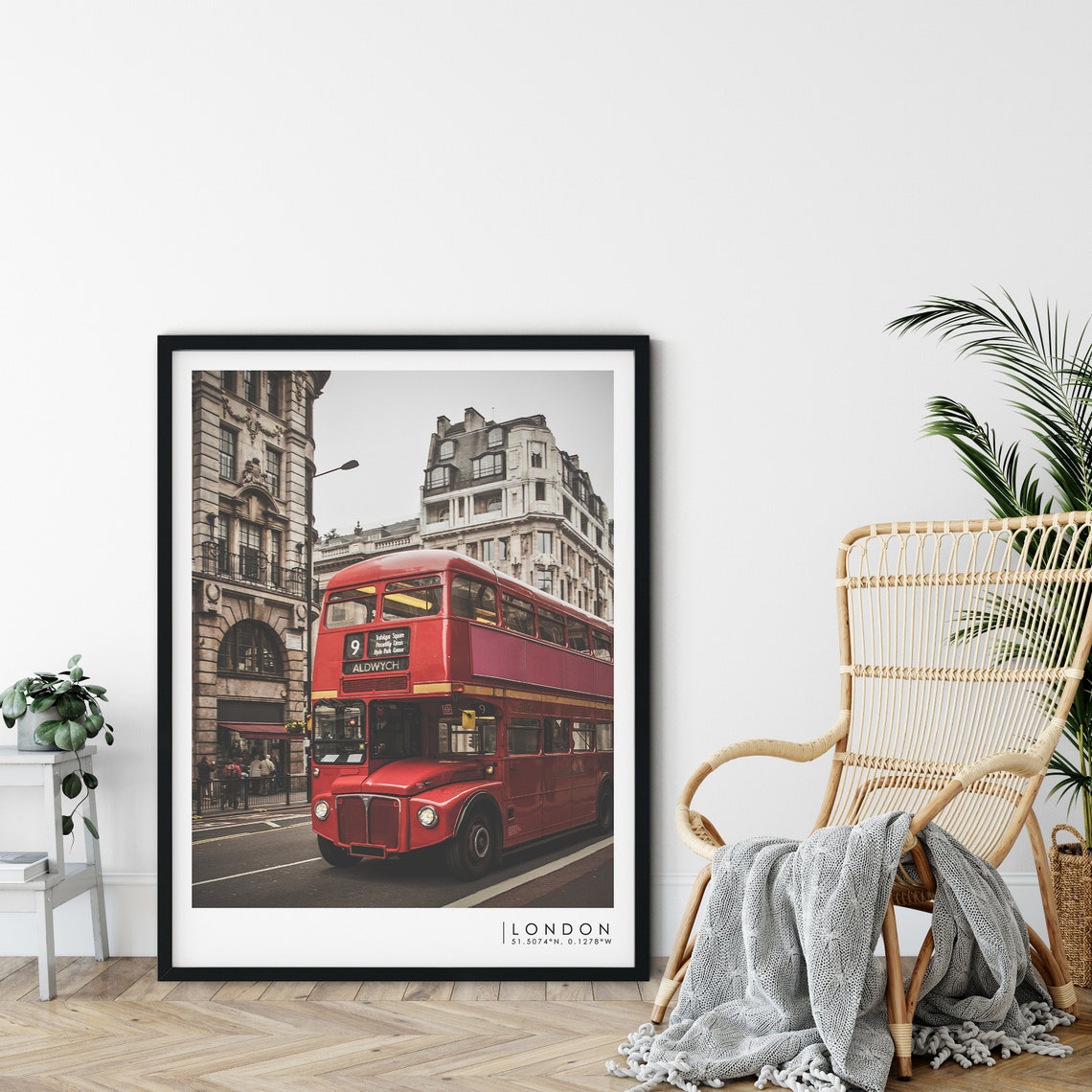 London Bus Print London Travel Poster Vintage Red Bus London Photography Wall Art Home Decor Double Decker Bus London Red Bus Gift - Image 4
