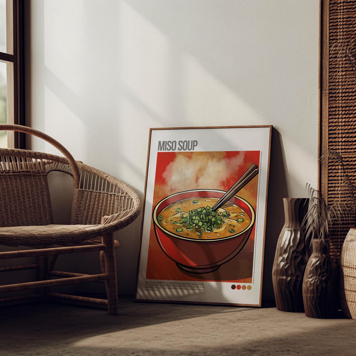 Miso Soup Art Japanese Food Art Modern Food Art Giclee Print Fine Art Paper Print Home And Kitchen Decor For The Food Lover - Image 3