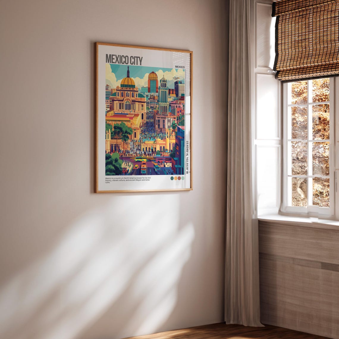 Mexico City Print Mexico City Art Mexico City Poster Mexico City Photo Mexico City Poster Print Mexico City Decor Wall Art Decor - Image 2