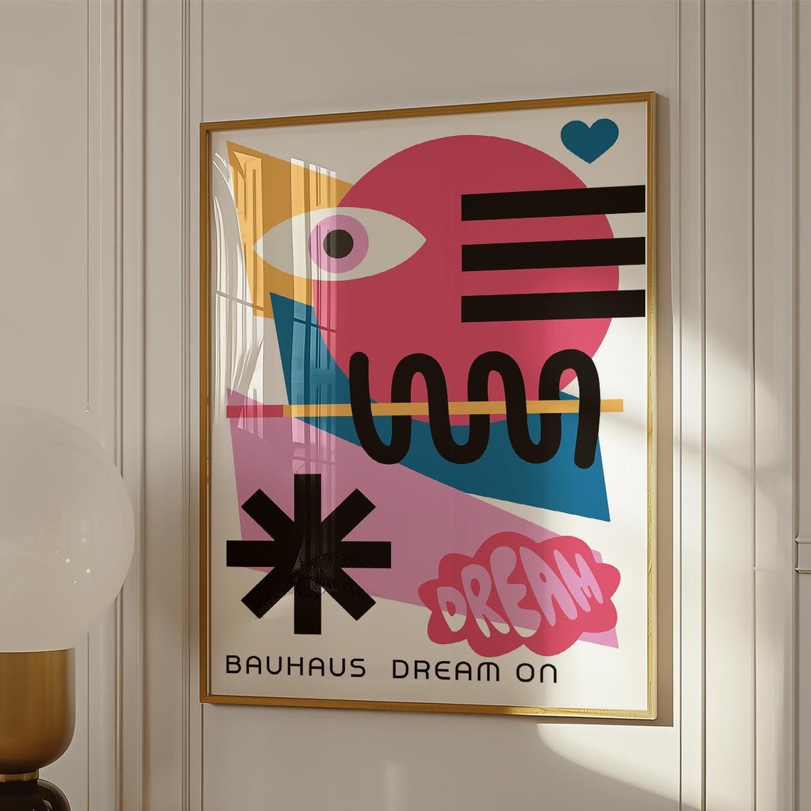 Colourful Girls Wall Art For Bedroom Wall Print Modern Girls Decor Teen Bedroom Poster Girls Bedroom Art Vibrant Wall Art Abstract Poster