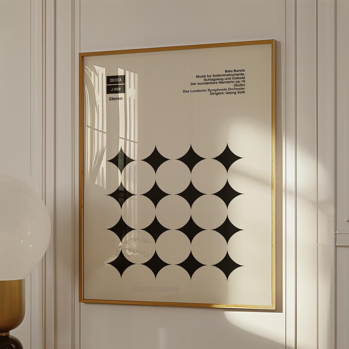Bela Bartok Decca J458 Georg Solti Minimalist Classical Music Poster - Image 4