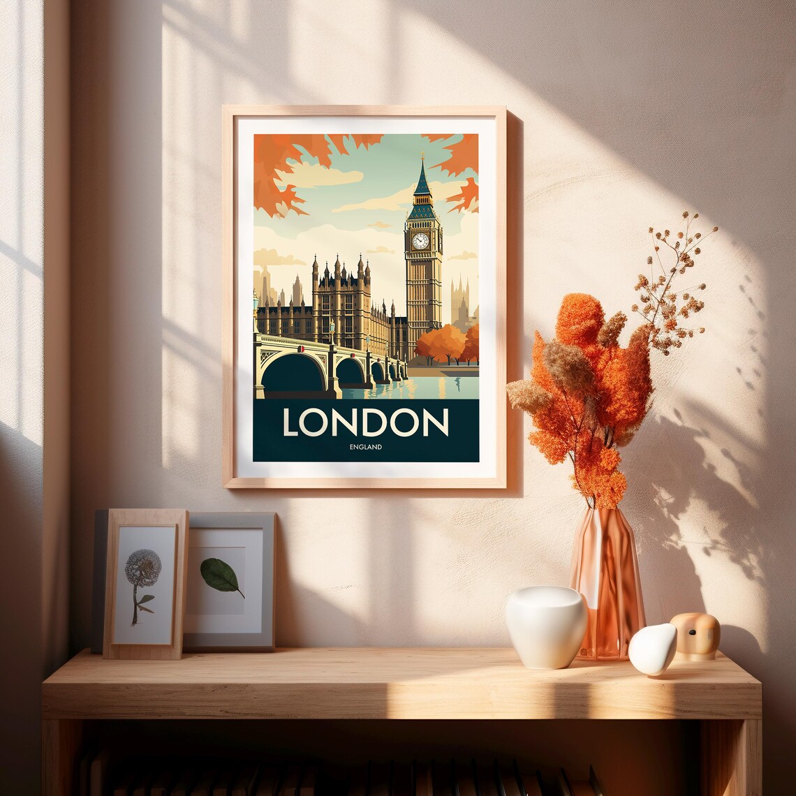 London England Travel Poster, Travel Poster - Image 2