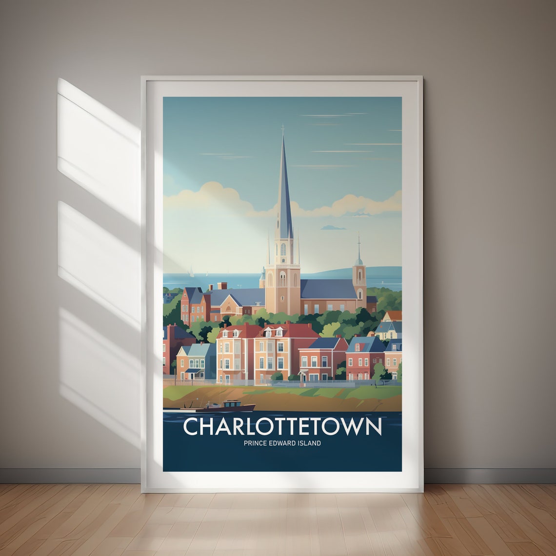 Charlottetown Travel Poster Canada Wall Art Poster Print Hiking Home Decor Print Gift Gift For Her Gift For Him - Image 2