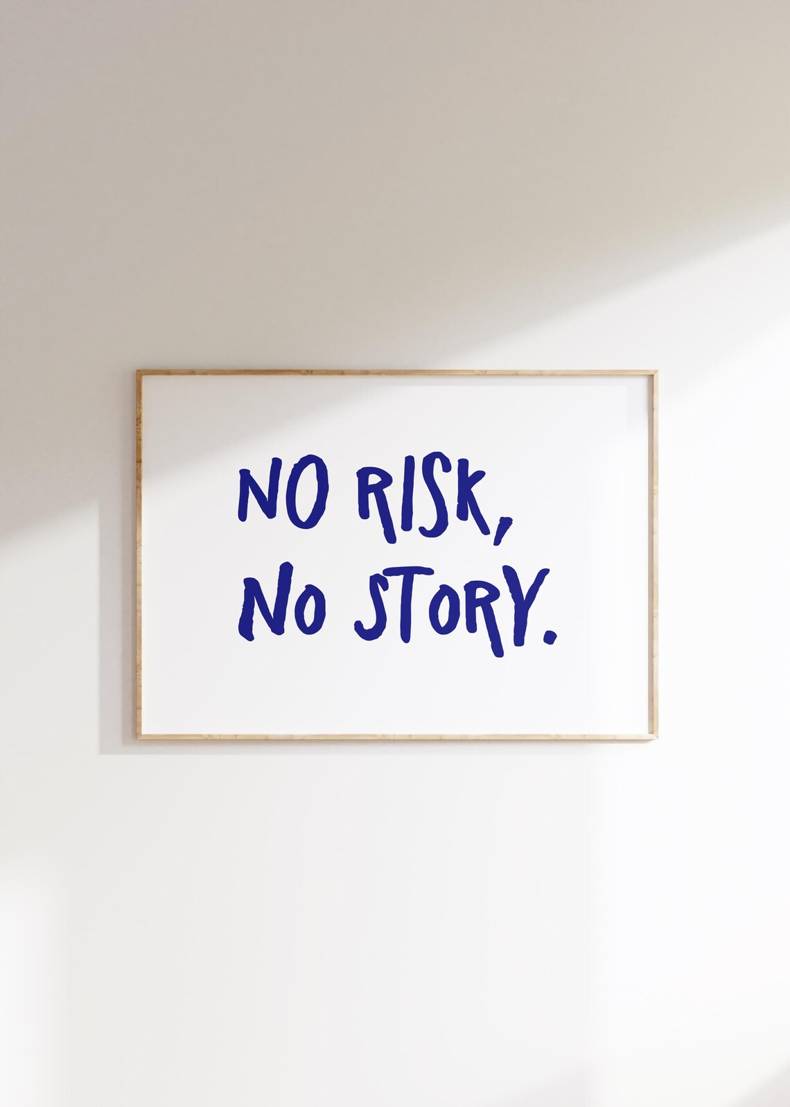 Motivational Quote Print Minimalist Office Wall Art