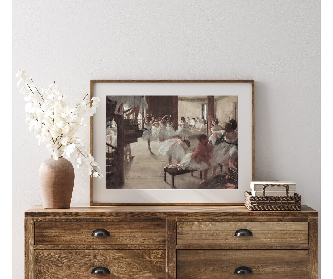Degas Dance Class Vintage Ballet Art Print - Image 4