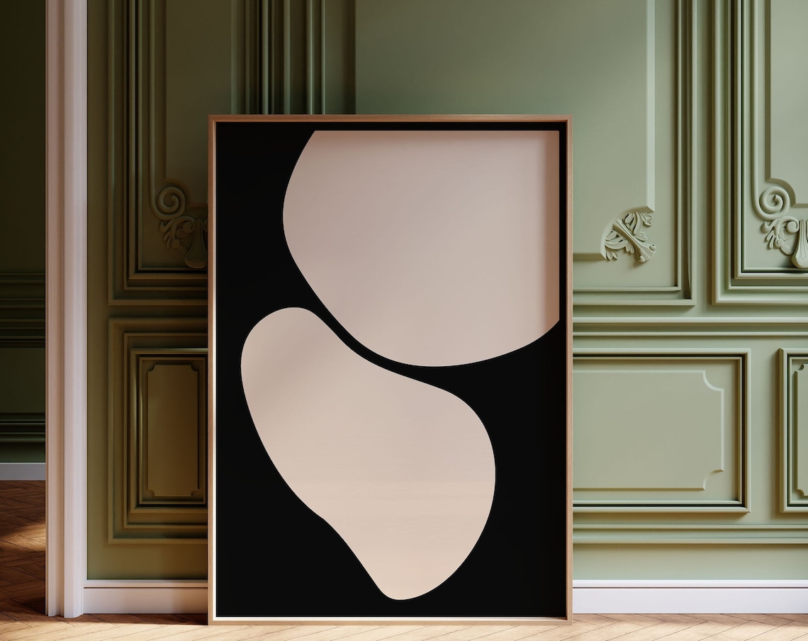 Minimalist Abstract Wall Art, Modern Art Print