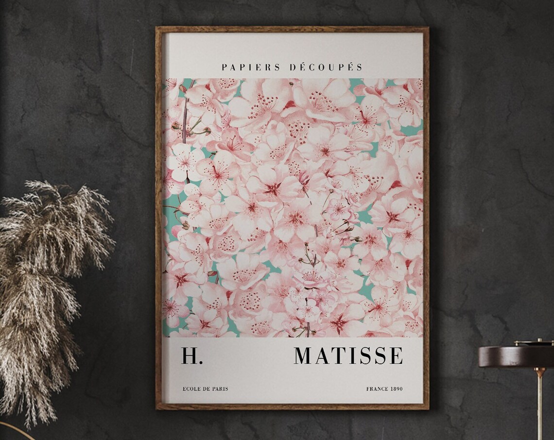 Matisse Flower Poster Print, Market Plant Art