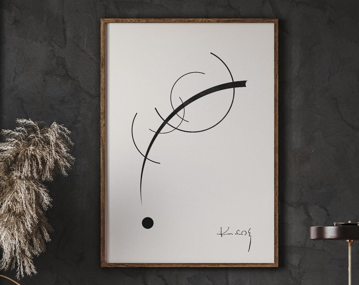 Wassily Kandinsky Abstract Lines Art Print
