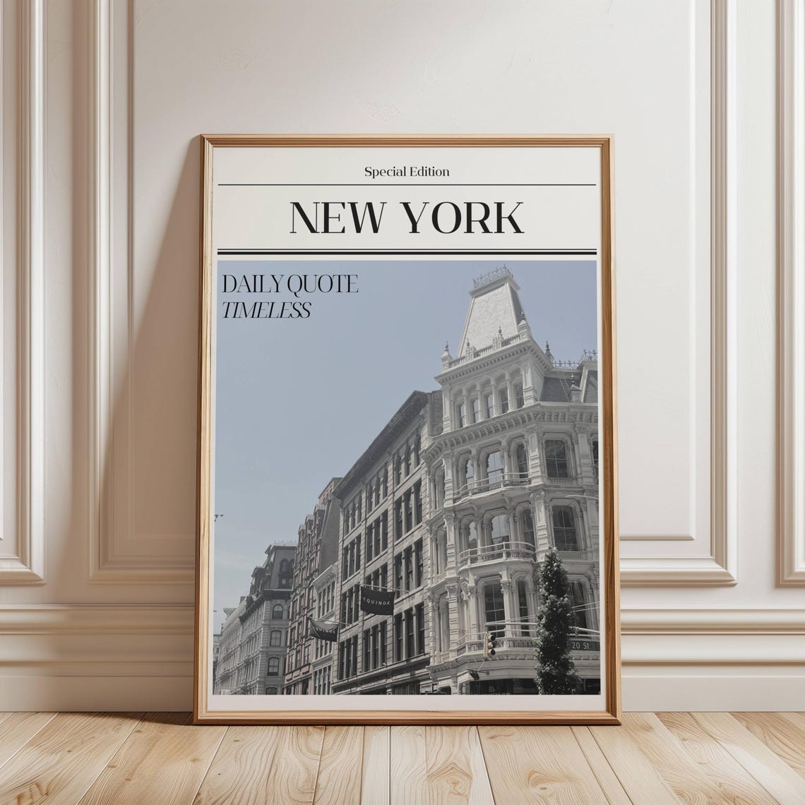 New York Special Edition SoHo Street Architecture Photo Poster