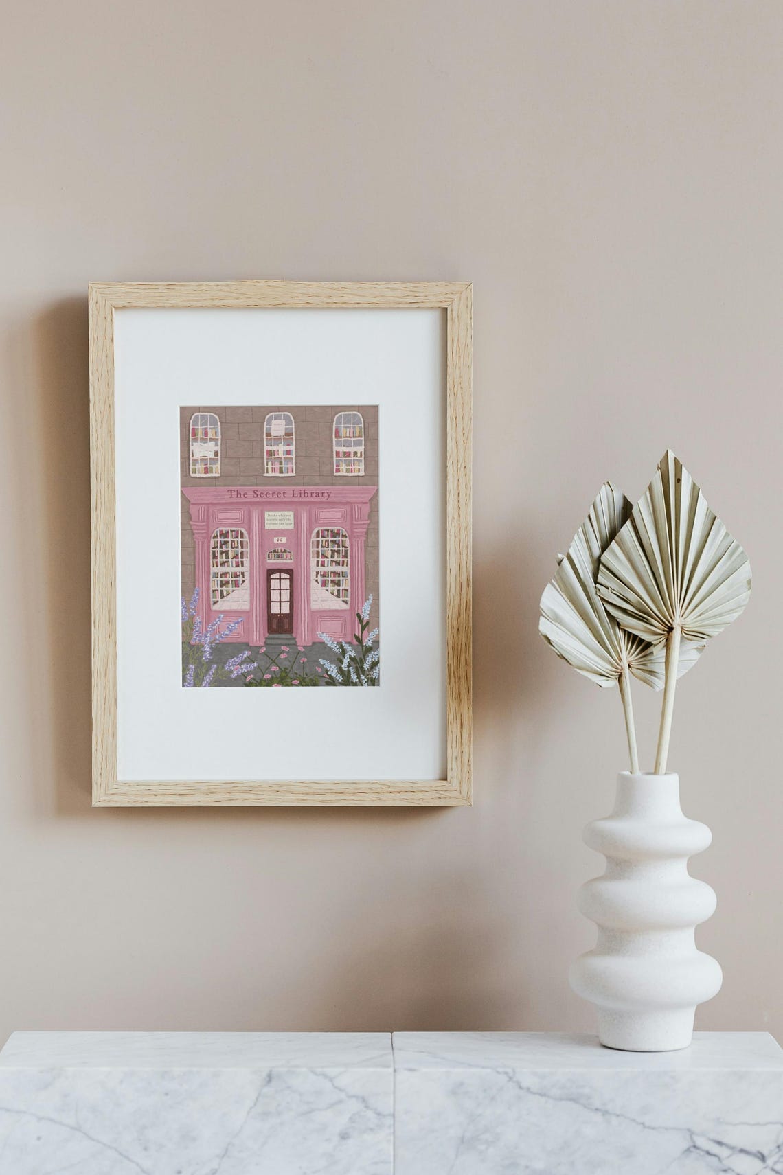 Book Store Floral Art Print, Bookshop Decor - Image 4