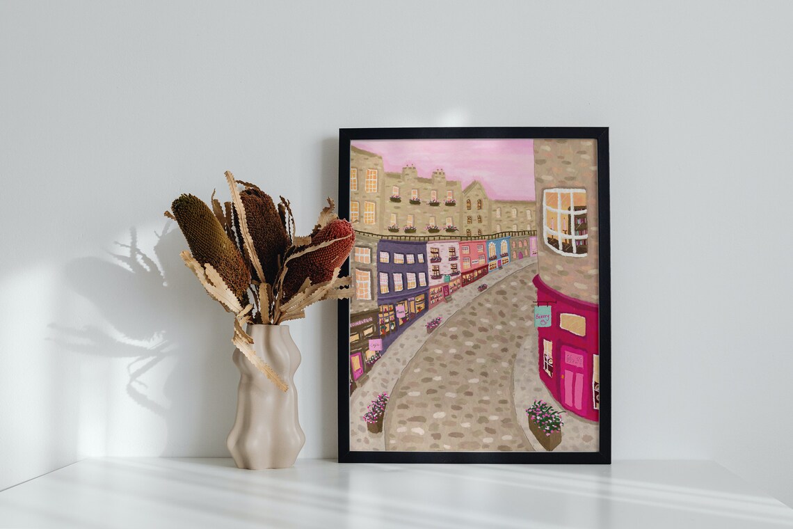 Edinburgh Edinburgh - Modern City Art Print - Image 3