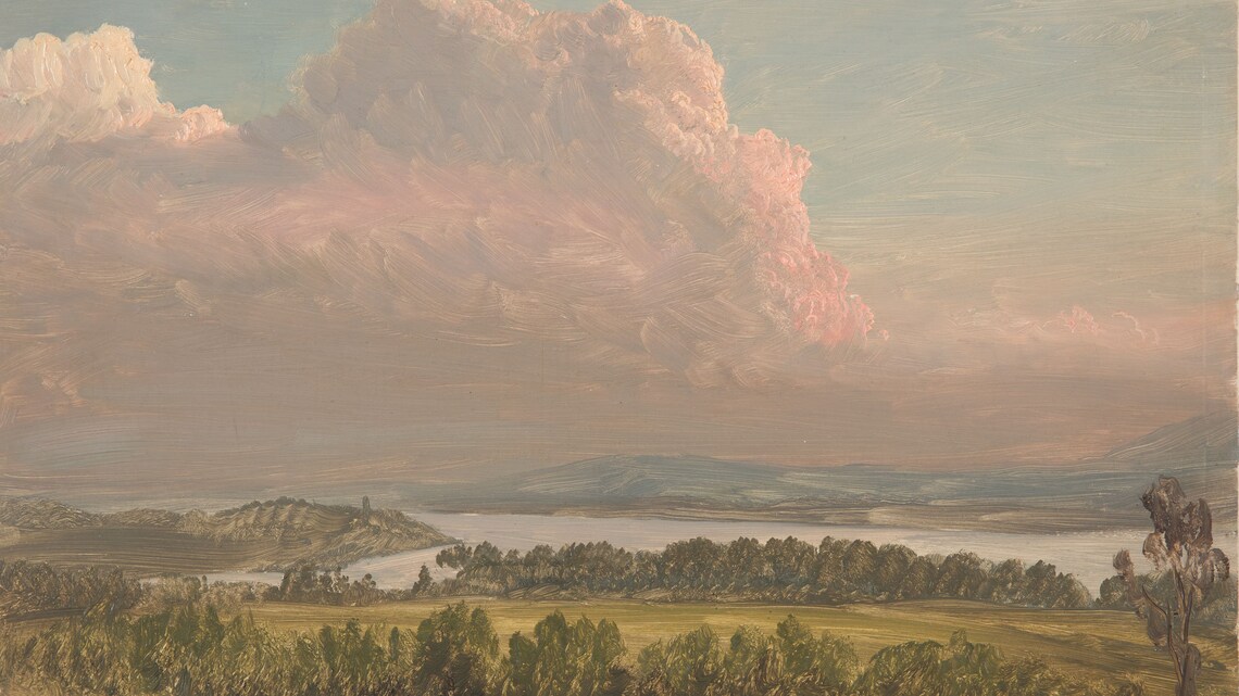 Vintage Landscape Antique Painting Wall Art Print - Image 2
