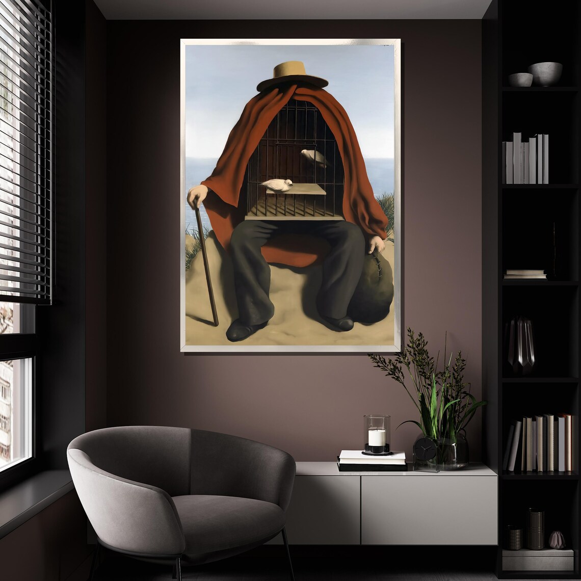 Ren Magritte The Therapist Surrealist Art Print - Image 4