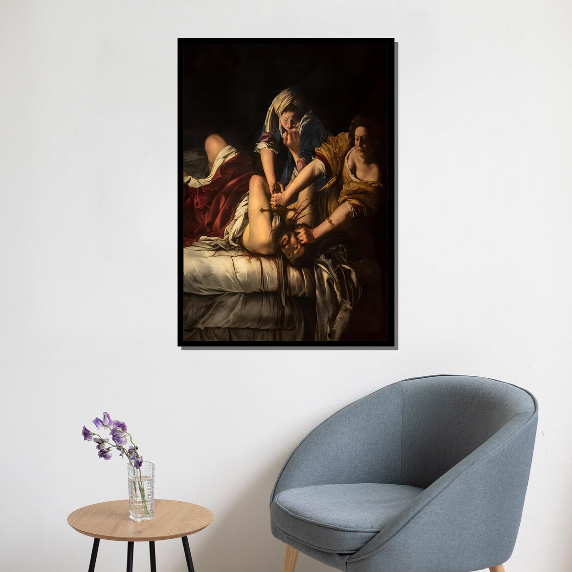 Artemisia Gentileschi Judith Slaying Holofernes Baroque Print - Image 5