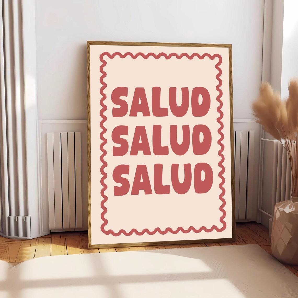 Salud Art Print, Spanish Bar Cart Decor - Image 2