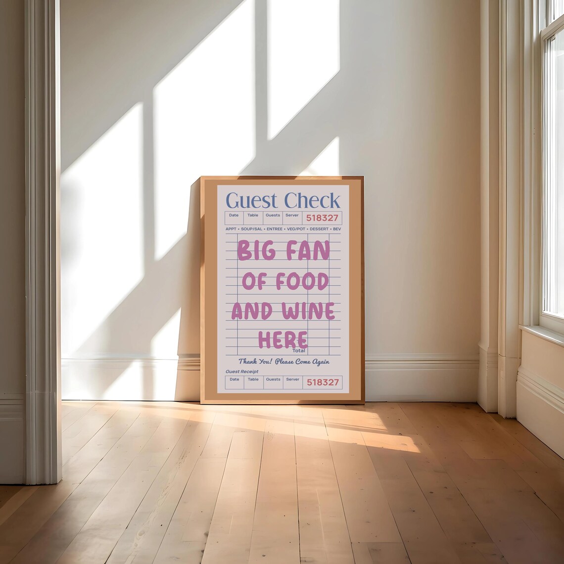 Wine Not Poster, Wine Art Kitchen Decor - Image 4