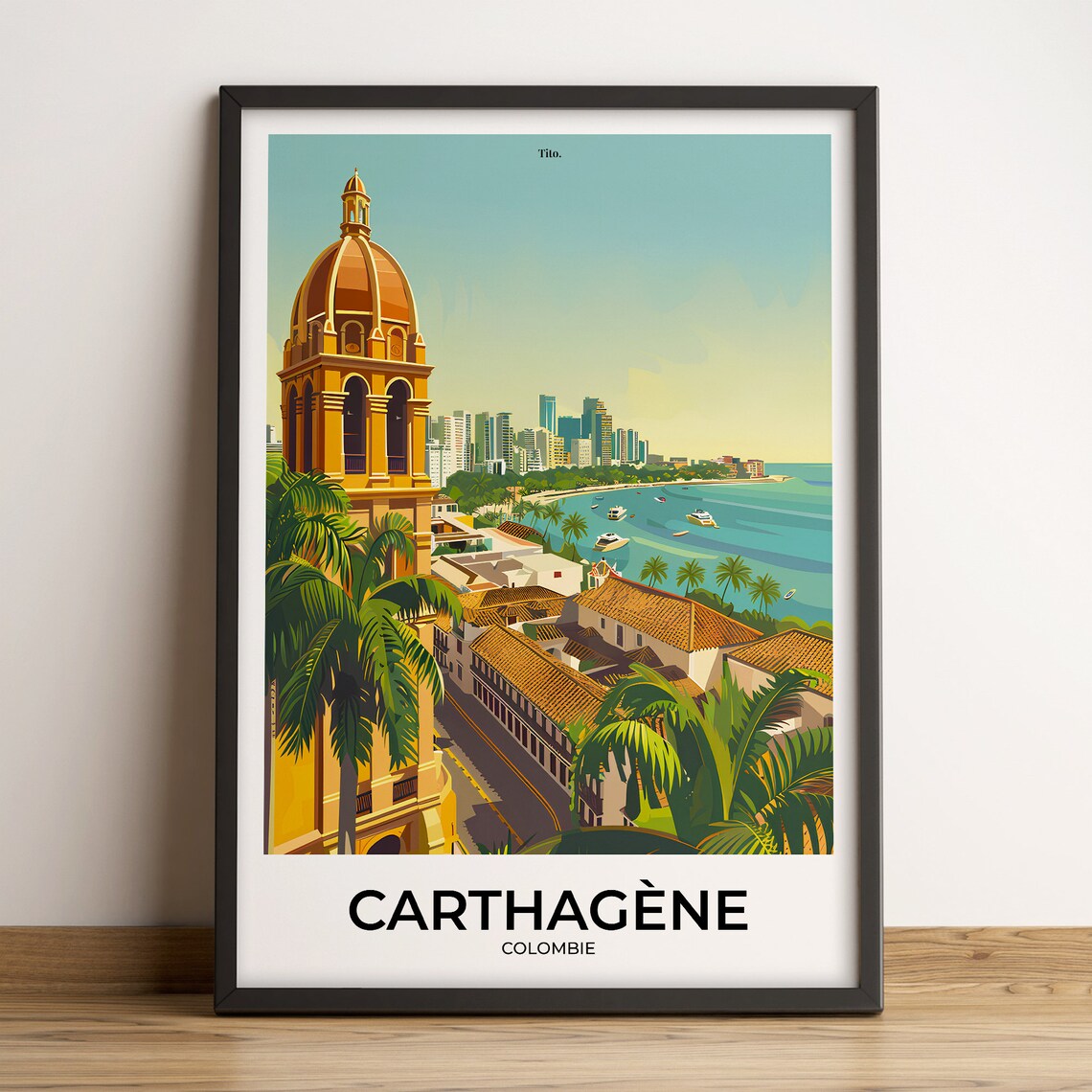 Cartagena Poster Cartagena Travel Poster Cartagena Poster Cartagena In Colombia Customizable Gift