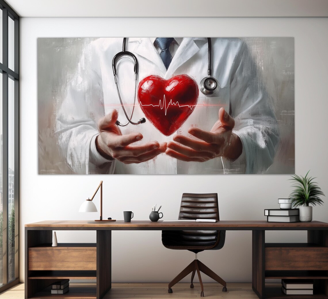 Cardiology Wall Art, Medical Office Poster Print