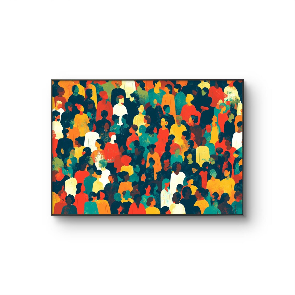 People Diversity Inclusion Constructivist Art Print