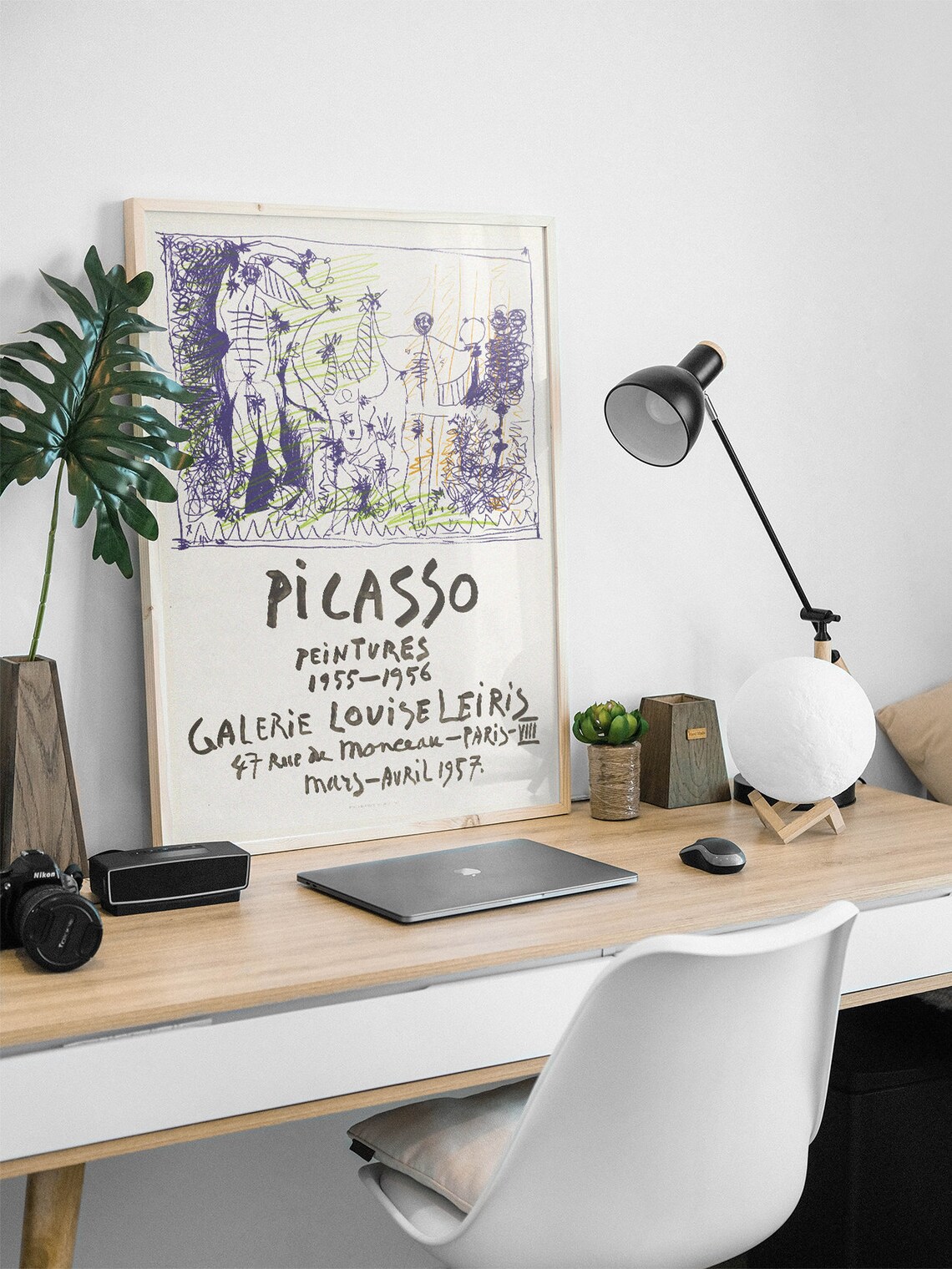 Picasso Peintures 1955 1956 Galerie Louise Leiris Paris Exhibition Poster - Image 2