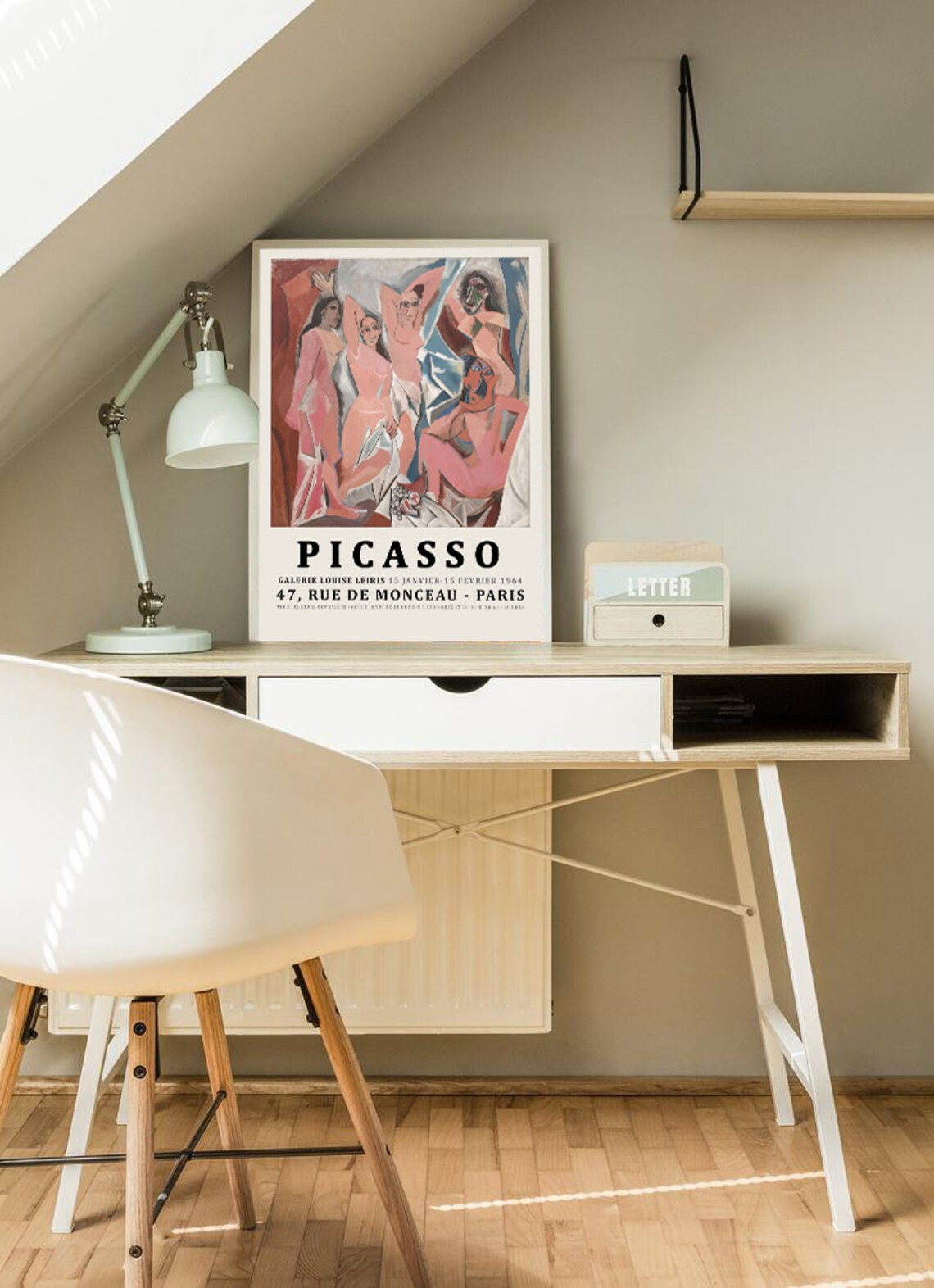 Pablo Picasso Galerie Louise Leiris 1964 Paris Exhibition Poster - Image 2