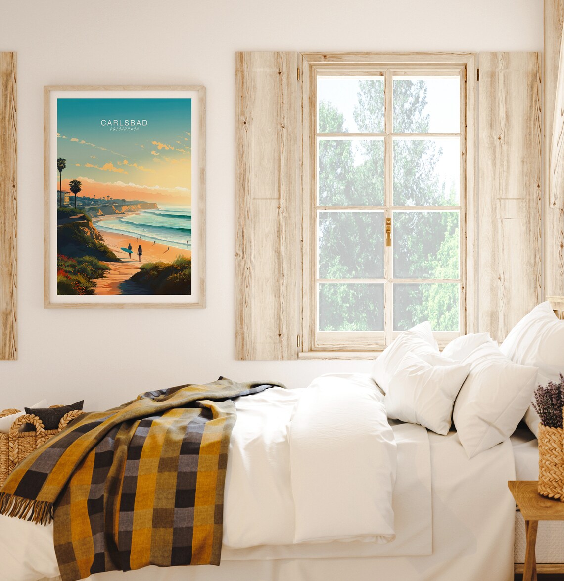 Carlsbad, California Travel Poster, Home Decor - Image 2