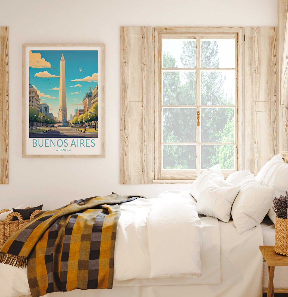 Buenos Aires Argentina Travel Poster, Travel Print - Image 2