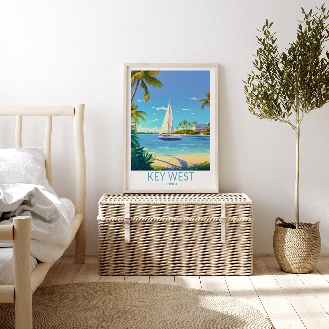 Key West Travel Poster, Florida Travel Wall Art - Image 3