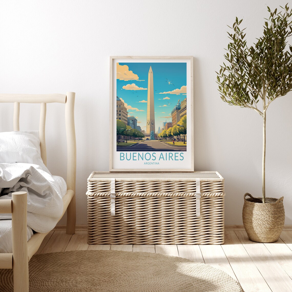 Buenos Aires Argentina Travel Poster, Travel Print - Image 3