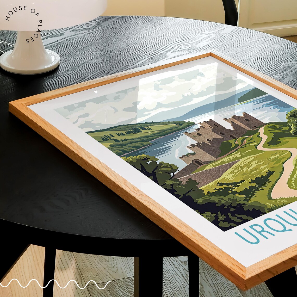 Urquhart Castle Loch Ness Travel Poster - Image 2