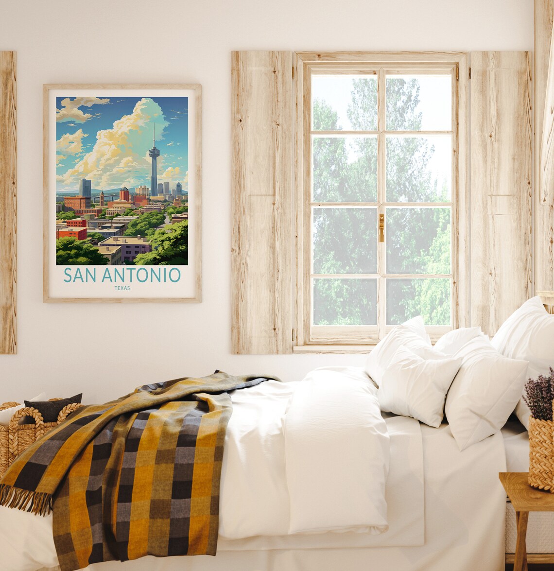 San Antonio Texas Travel Poster, Home Decor - Image 2