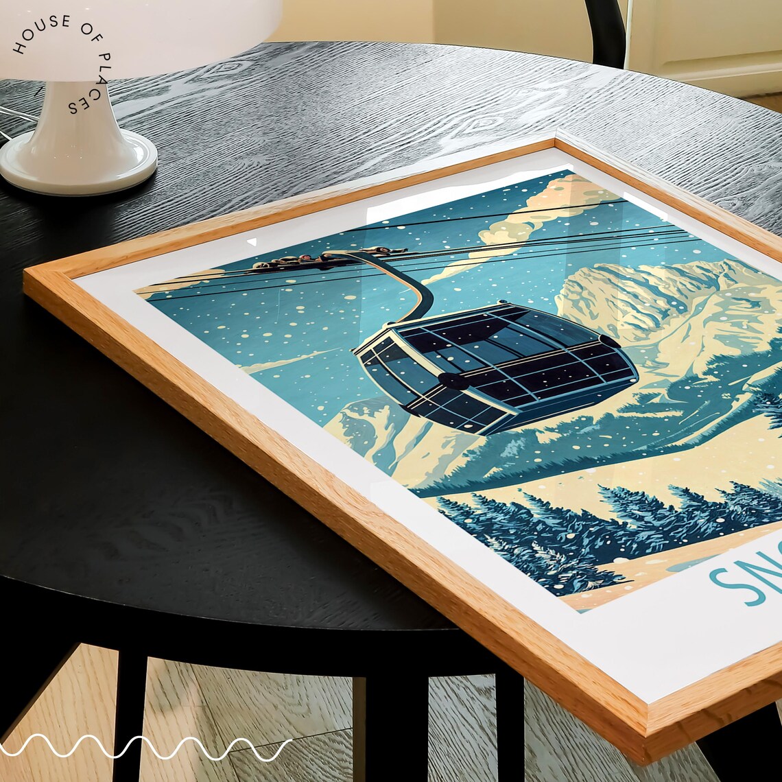 Snowmass Colorado Travel Poster, Ski Resort Art Print - Image 3