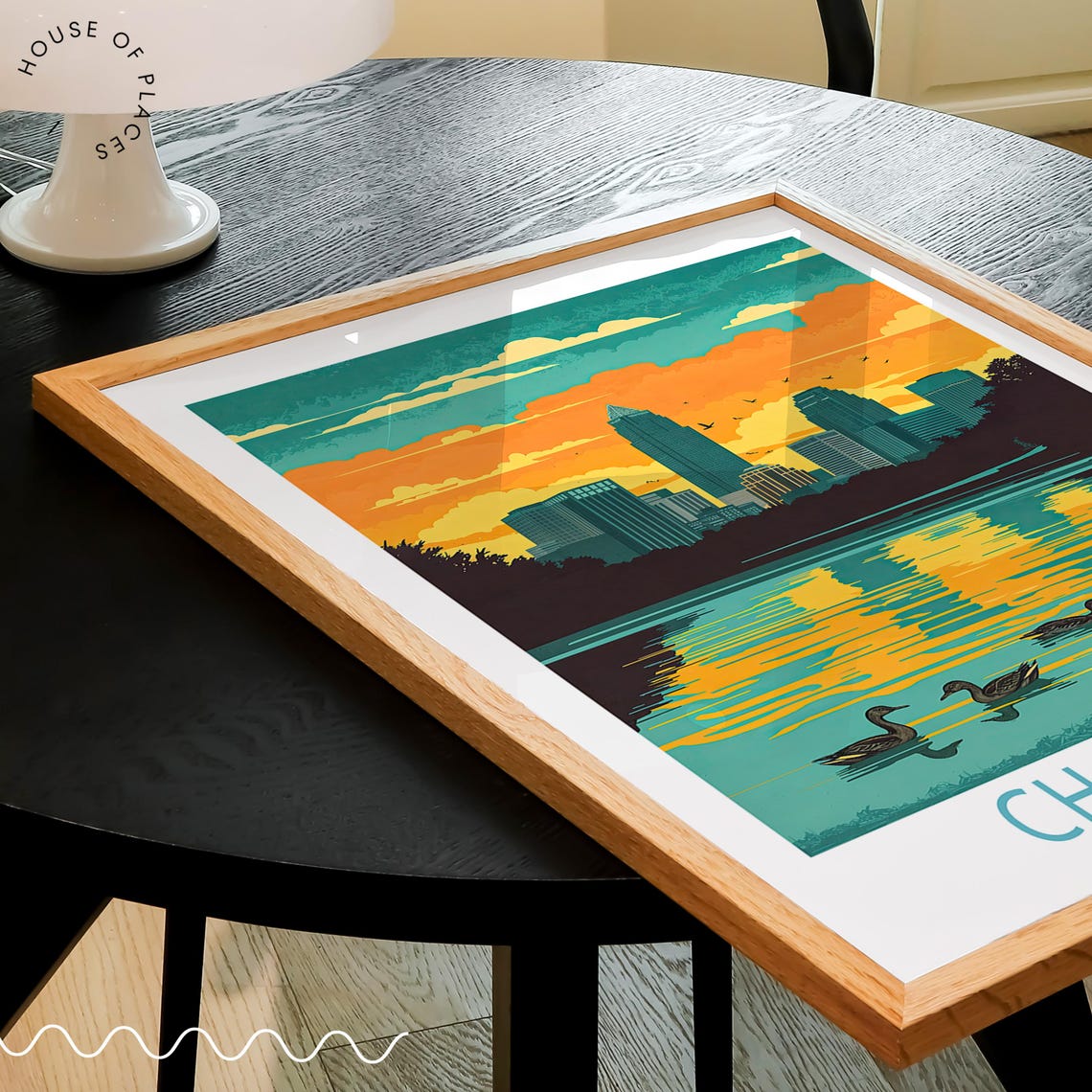 Charlotte North Carolina Poster Charlotte North Travel Wall Art Charlotte North Travel Print House Warming Gifts Travel Gifts - Image 3