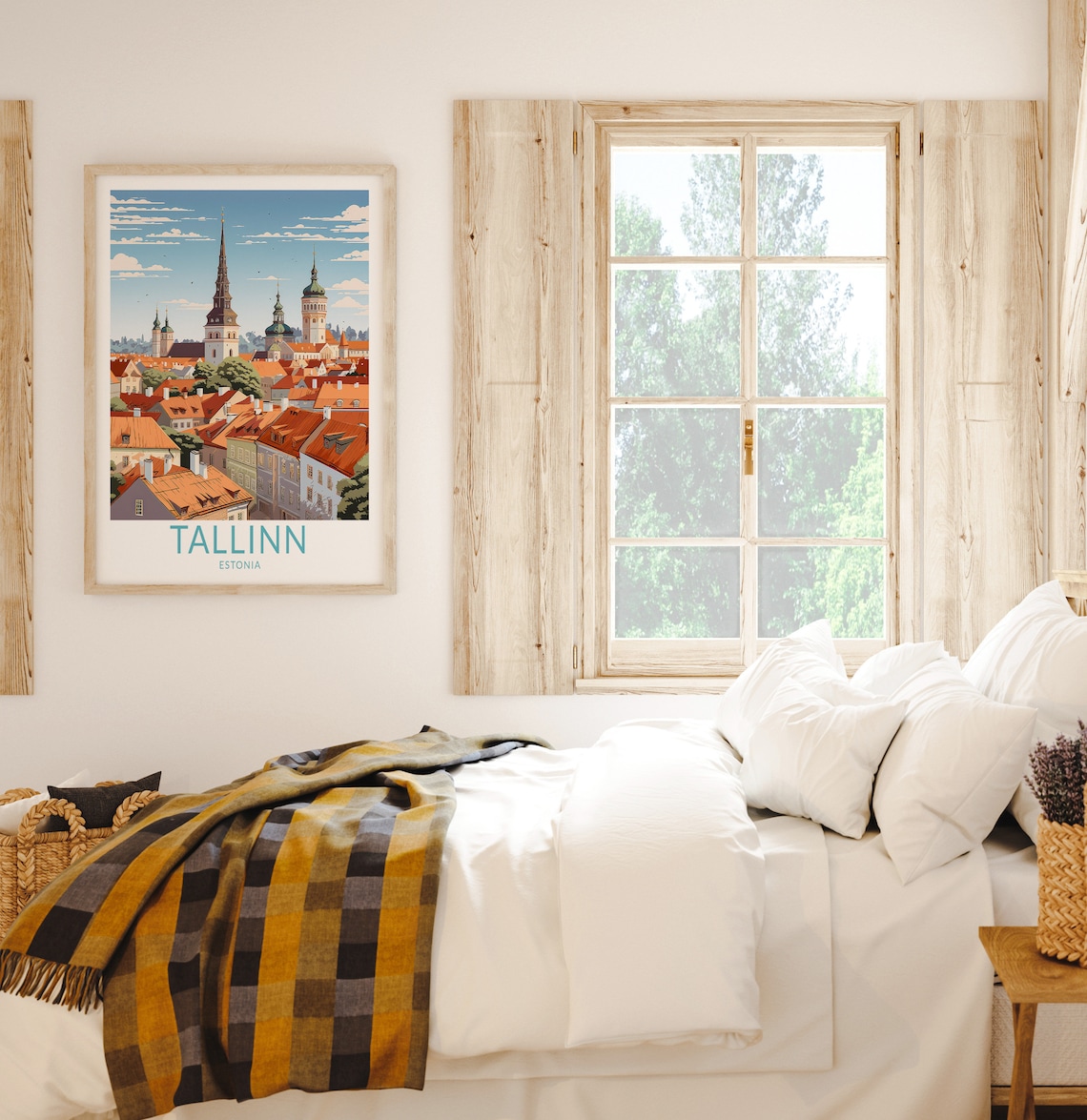 Tallinn Estonia Travel Poster, Europe Travel Poster - Image 2