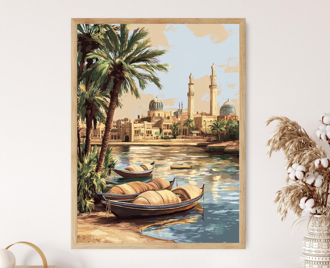 Tigris River Baghdad Scenic Iraq River View